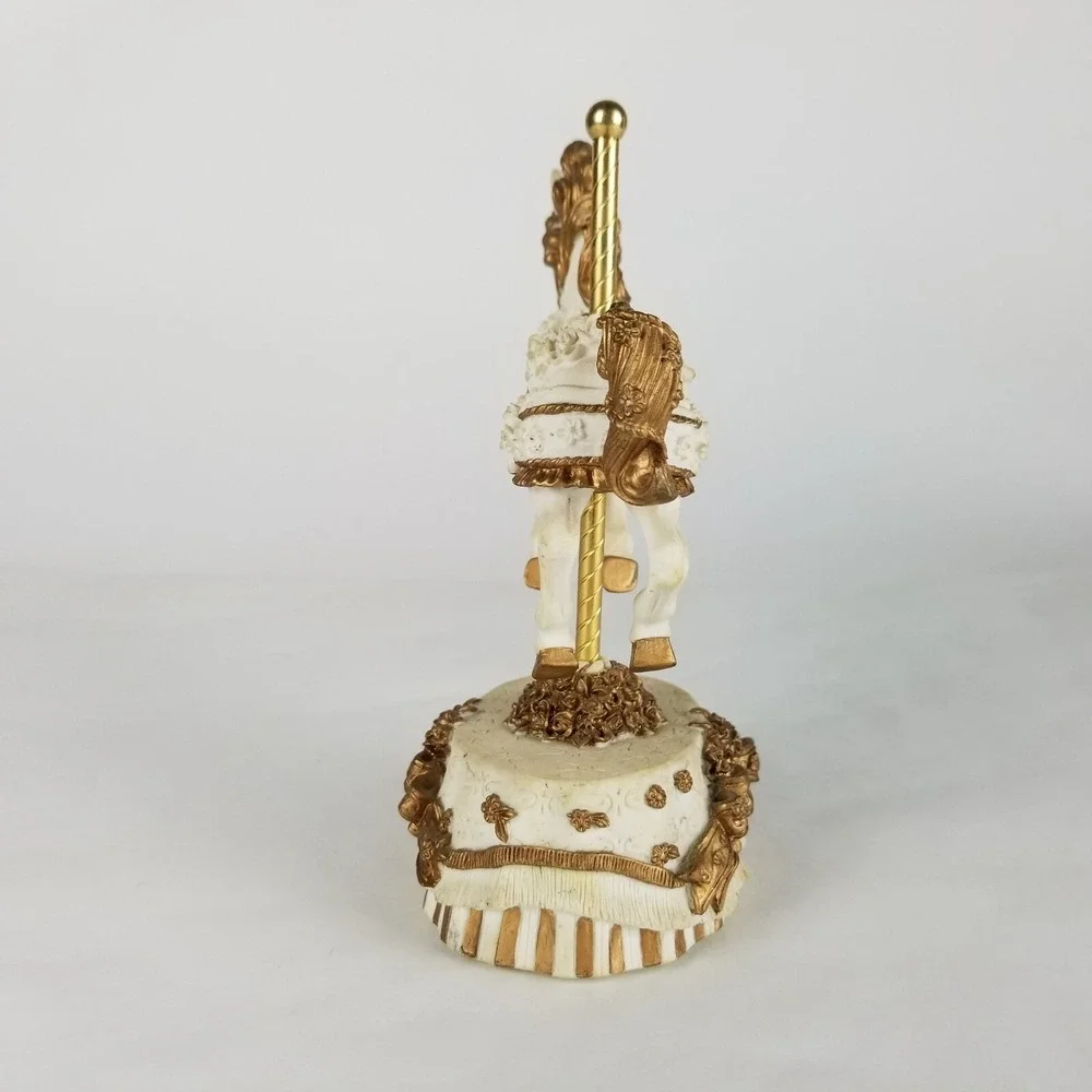 Carousel Horse‎ Melodies County Fair Collection My Favorite Things White & Gold